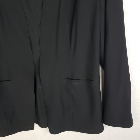Athleta Cosmic Blazer Jacket Black size 10 Athleisure Office Minimalist 350837 - Picture 6 of 15